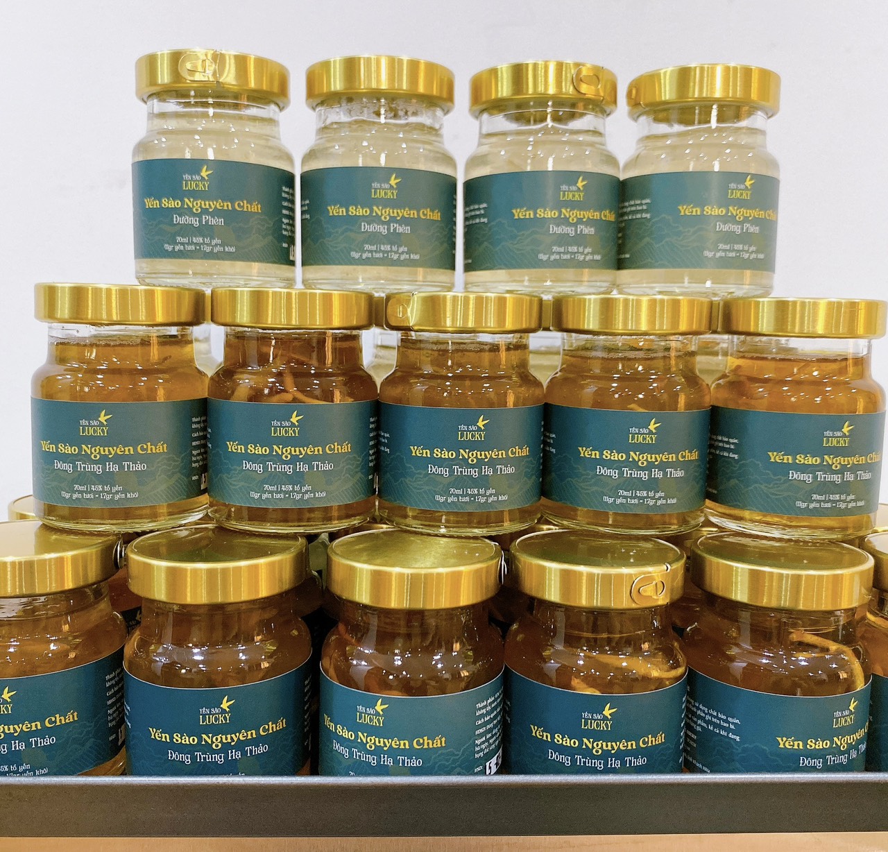 Set 6 Hũ Yến Chưng Đường Phèn 45% Yến Tươi Khánh Hòa – Lucky Life Care - Ảnh 3