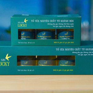 Set 6 Hũ Yến Chưng Đường Phèn 45% Yến Tươi Khánh Hòa Cao Cấp